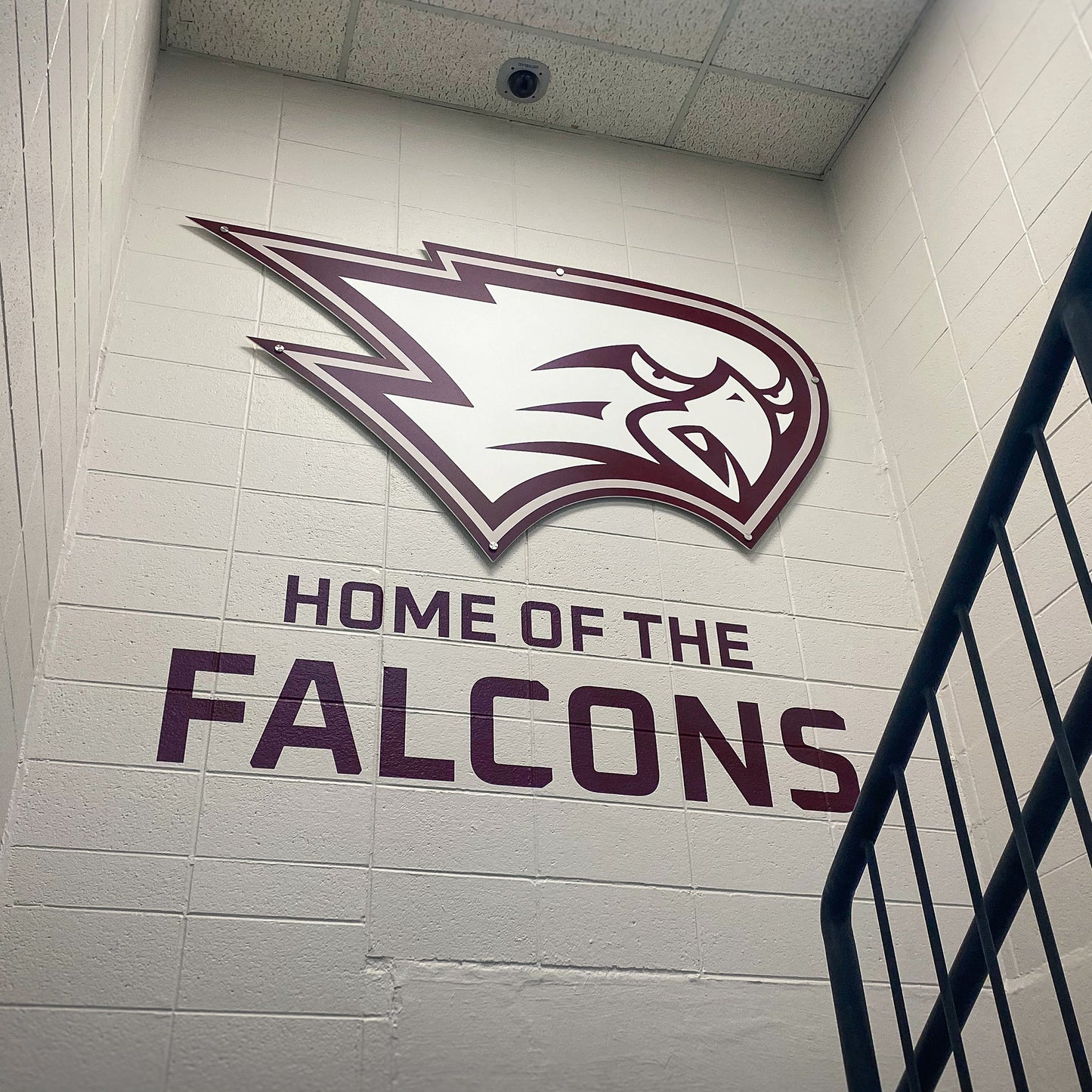 3d signage for high school mascot.