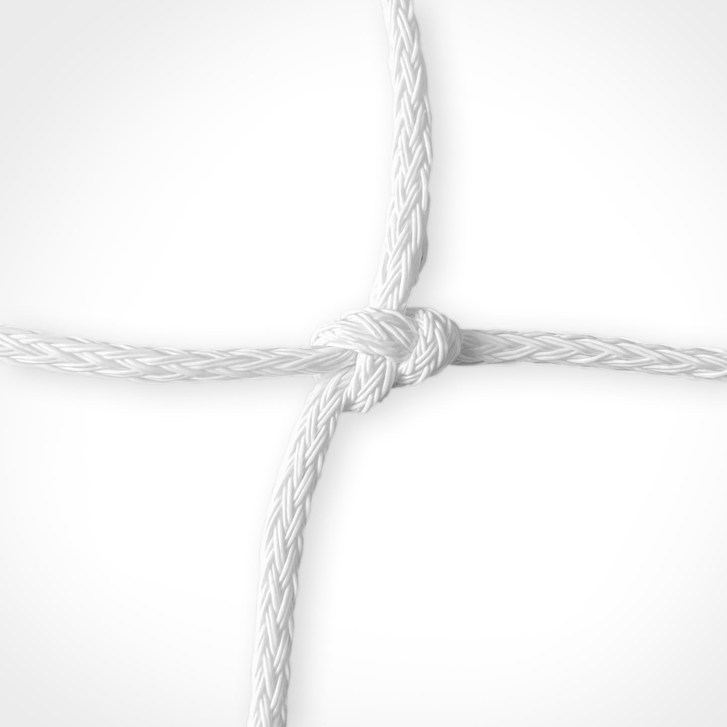 4.75" square PE soccer net close-up