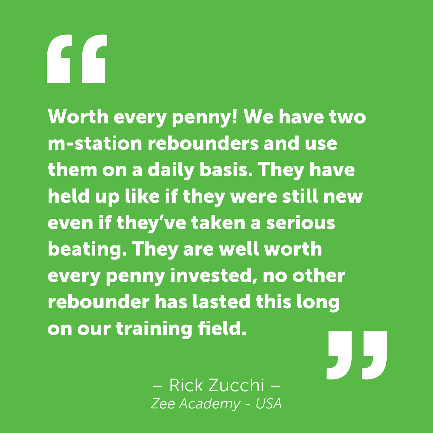 Munin m-station soccer rebounder review