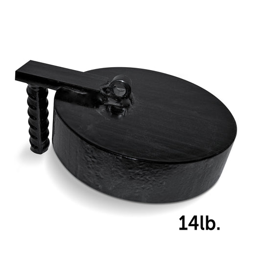 Model #ACW14. Anchor weight for movable soccer goal, 14lb.