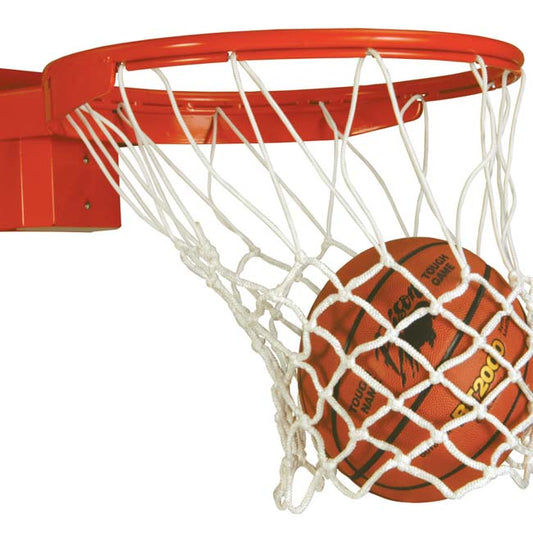 Model #BA3180S. Bison Baseline Collegiate 180 Competition breakaway basketball goal for 42" backboards.