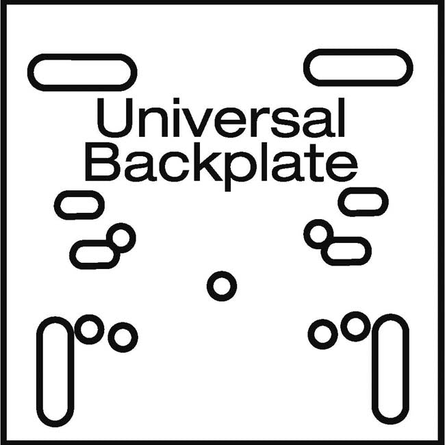 Model #BA32. Universal backplate for the Bison Heavy-duty Recreational basketball goal.