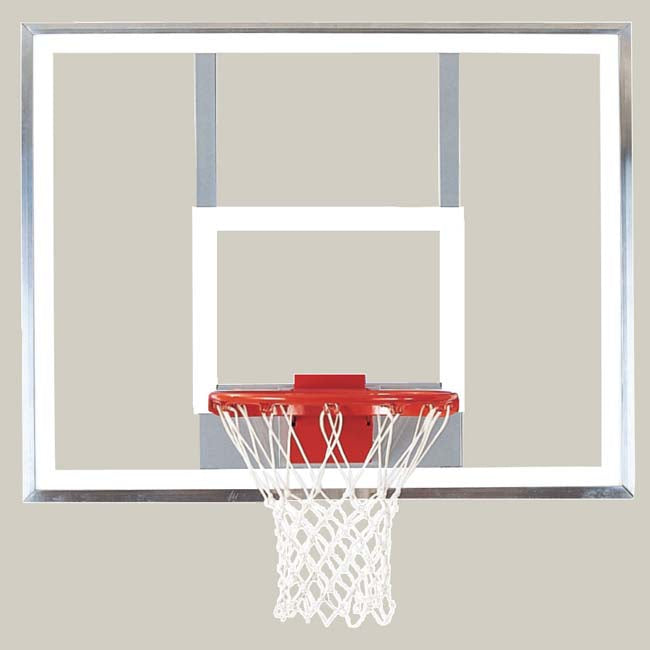 Model #BA407U. Bison 42" x 54" polycarbonate basketball backboard.