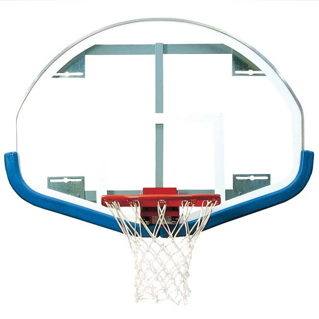 Model #BA44XL. Bison 54" fan-shaped glass backboard.