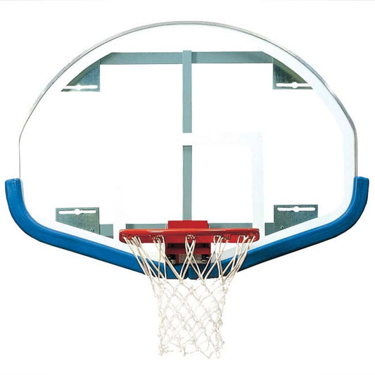Model #BA44XL. Bison 54" fan-shaped glass backboard.