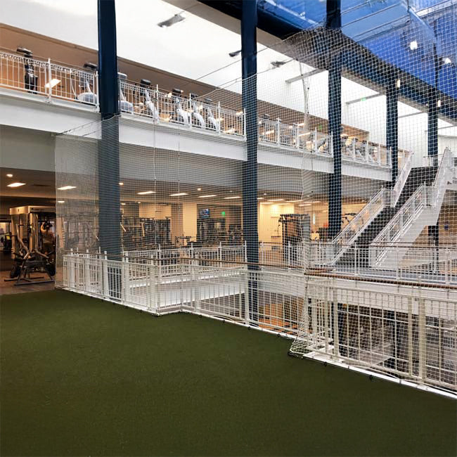 Barrier net YMCA Minneapolis.