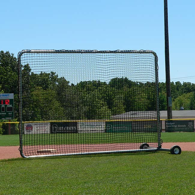 Model #BCPROSHAGGER. 7' x 10' infield screen for baseball and softball.