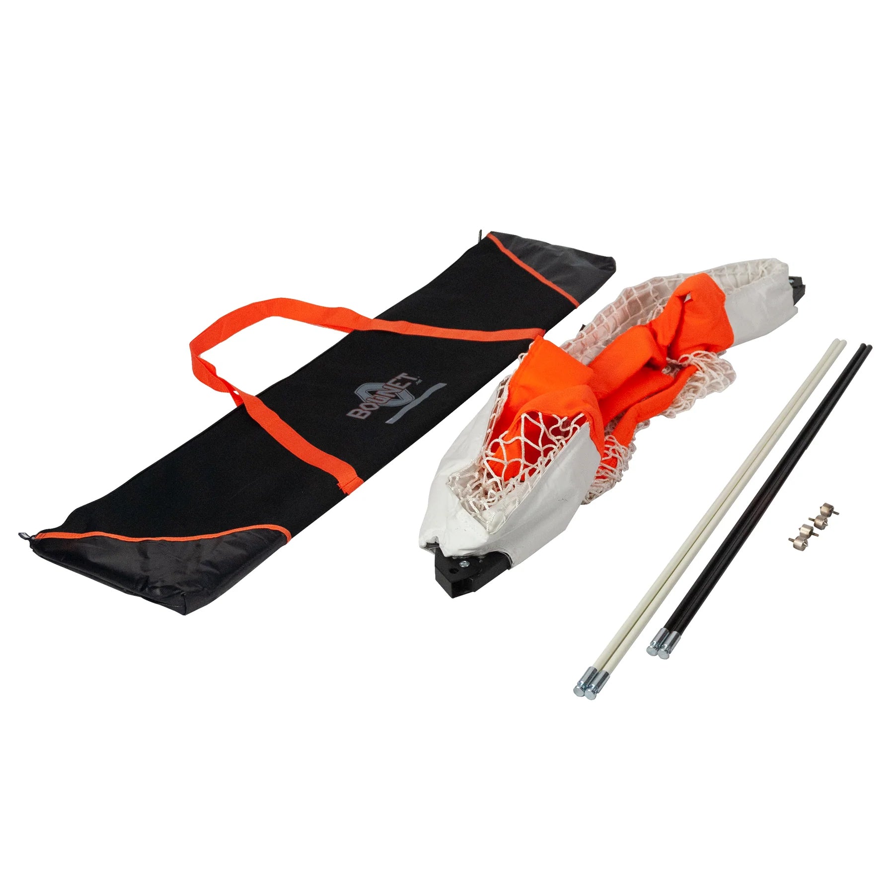 Model #BOWSTREETHOC. Foldable Bownet street hockey goal. Fits in a bag.