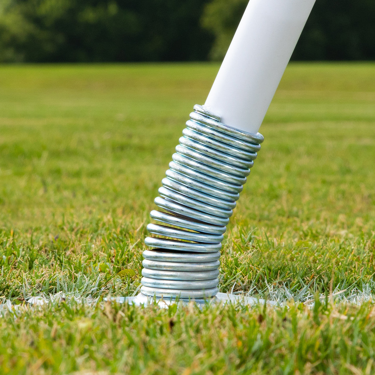 Model #CFO. Corner flag with steel base.