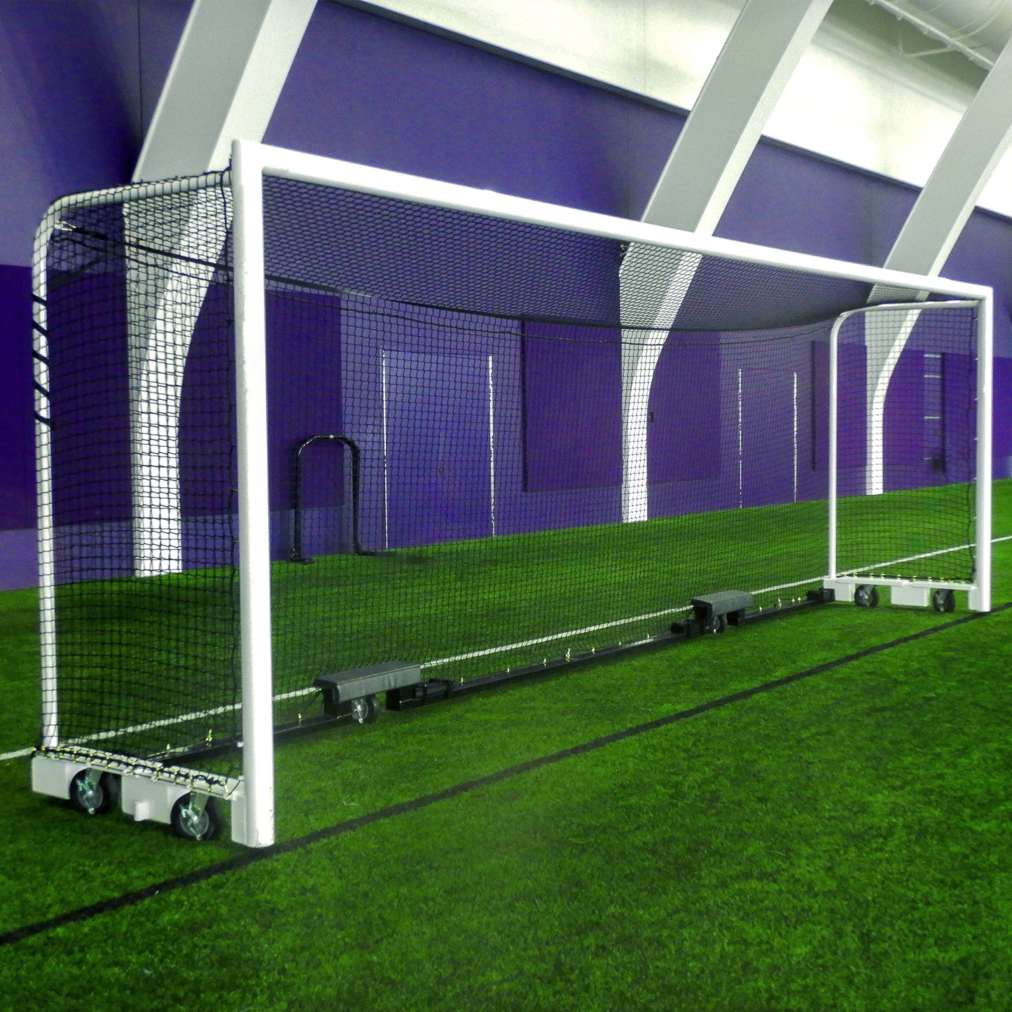 Model #M88WRD482454BOXAC. Custom soccer goal.