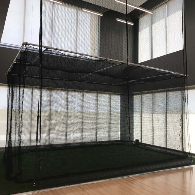 Custom golf, baseball, softball cage at rehab facility.