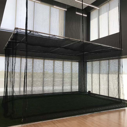 Custom golf, baseball, softball cage at rehab facility.