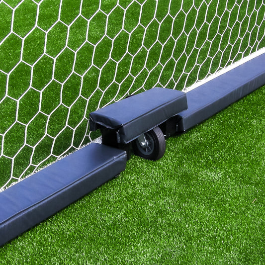Custom pad for backbar of soccer goal.