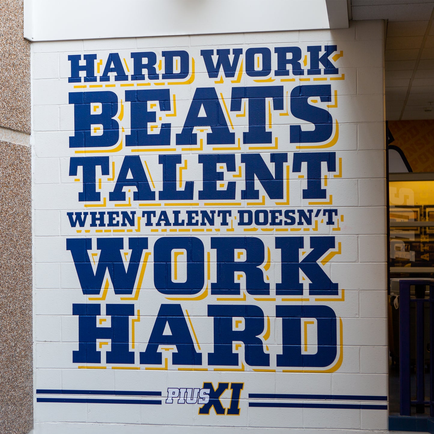 Custom vinyl wall wraps for gyms.