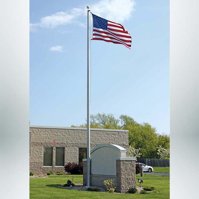 Model #EC20. Heavy duty flagpole.