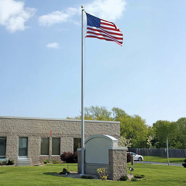 Model #EC20. Heavy duty flagpole.