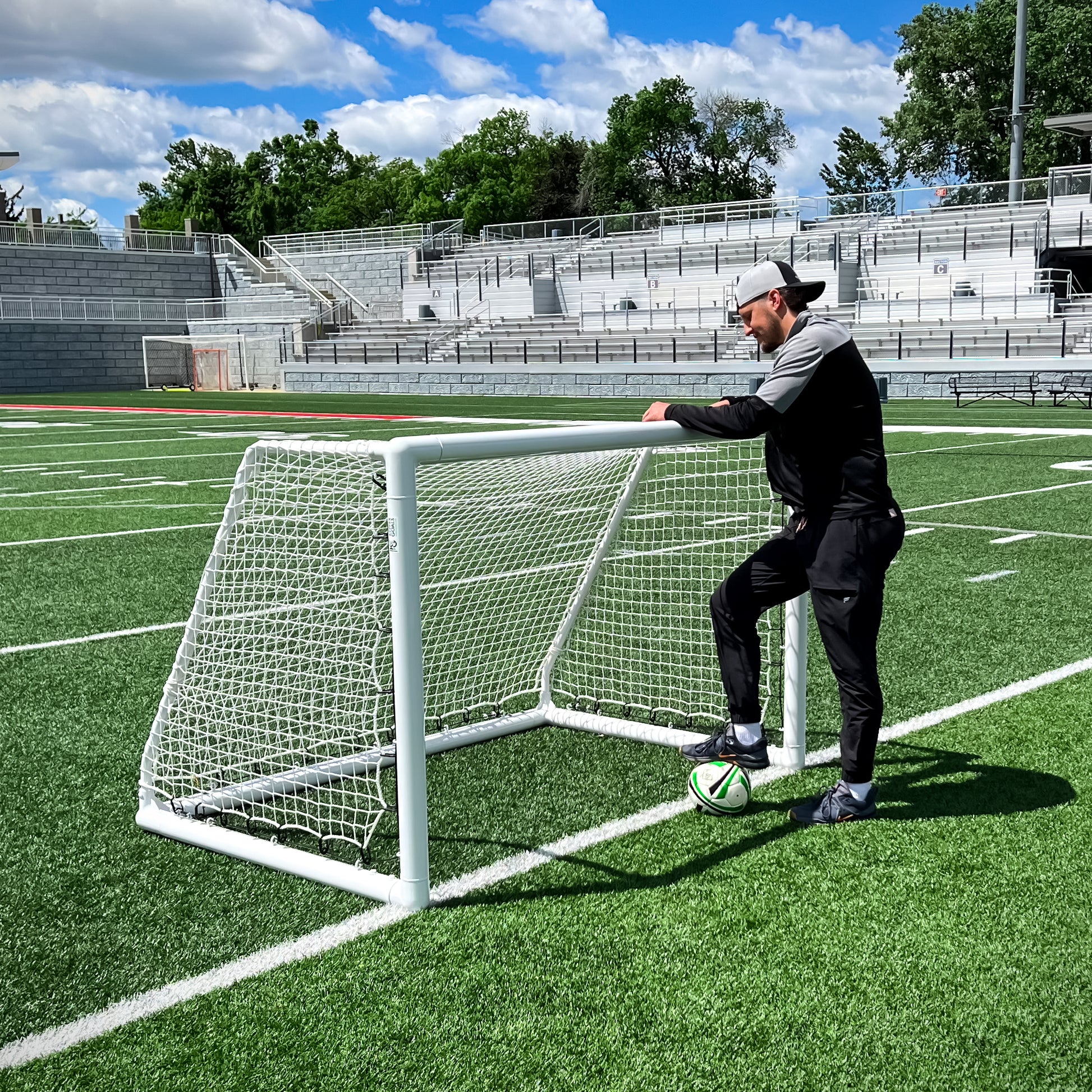 6 x 4 sized training soccer goal