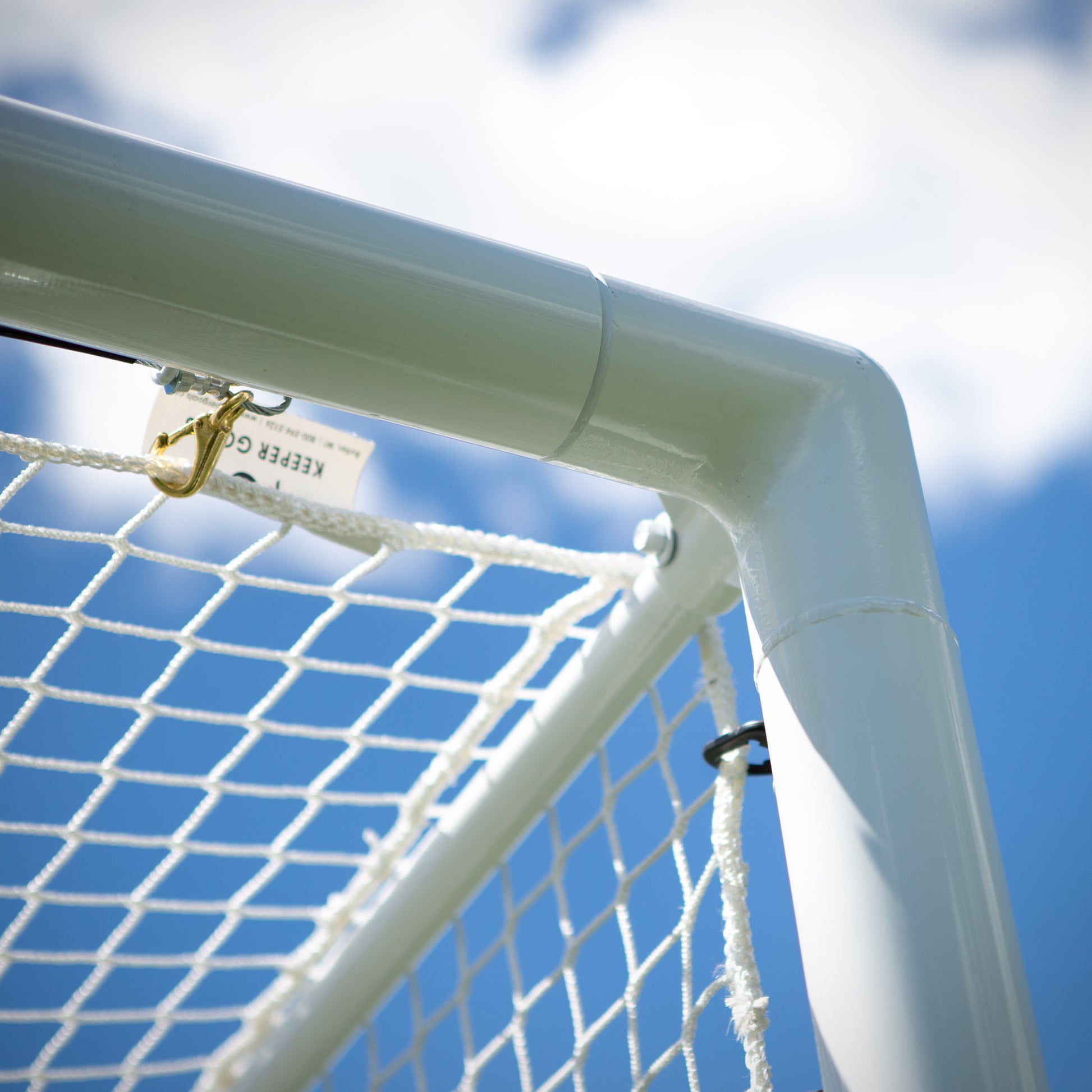 Aluminum cast corner of 6 x 4 soccer goal striker series