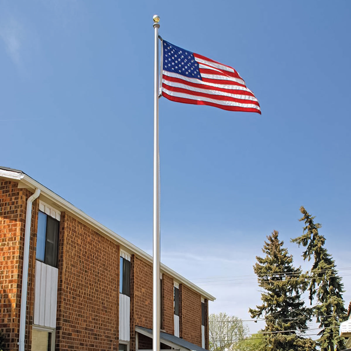 Model #ECCS25BUDGET. Budget flagpole.