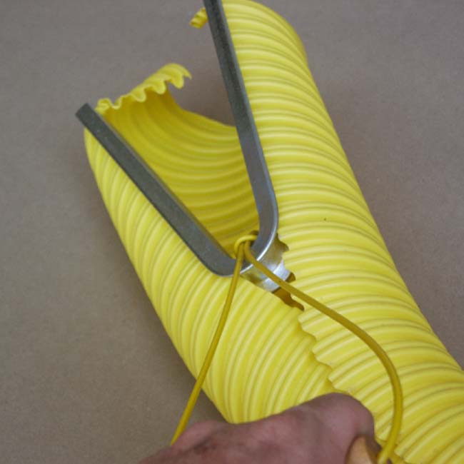 Model #FCZIP. Fence cap zipper tool on economy fence cap.