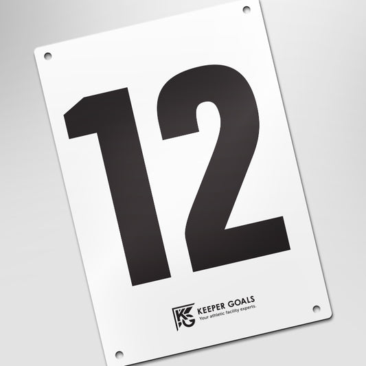 Field numbers signage