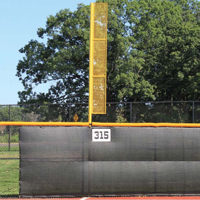 Model #FPST12 .Standard foul poles for baseball and softball fields.