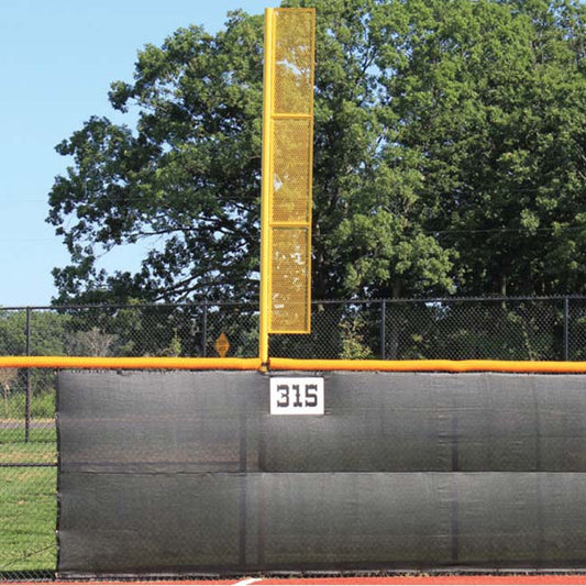 Model #FPST12 .Standard foul poles for baseball and softball fields.
