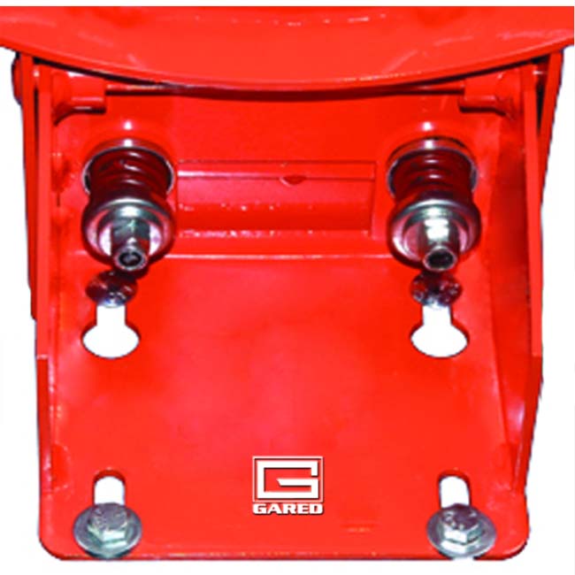 Model #GARED1000. Competition breakaway basketball rim hole pattern.