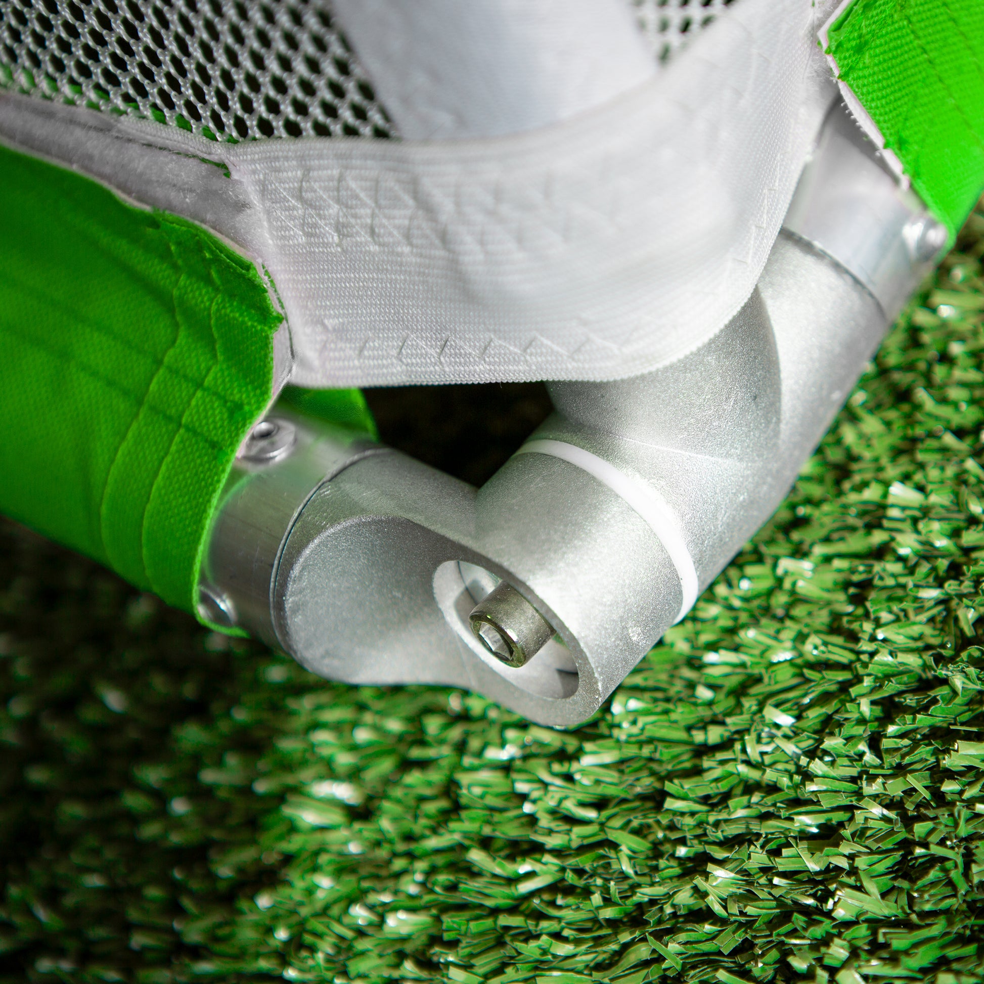 gf300035 Aluminum folding soccer goal close up