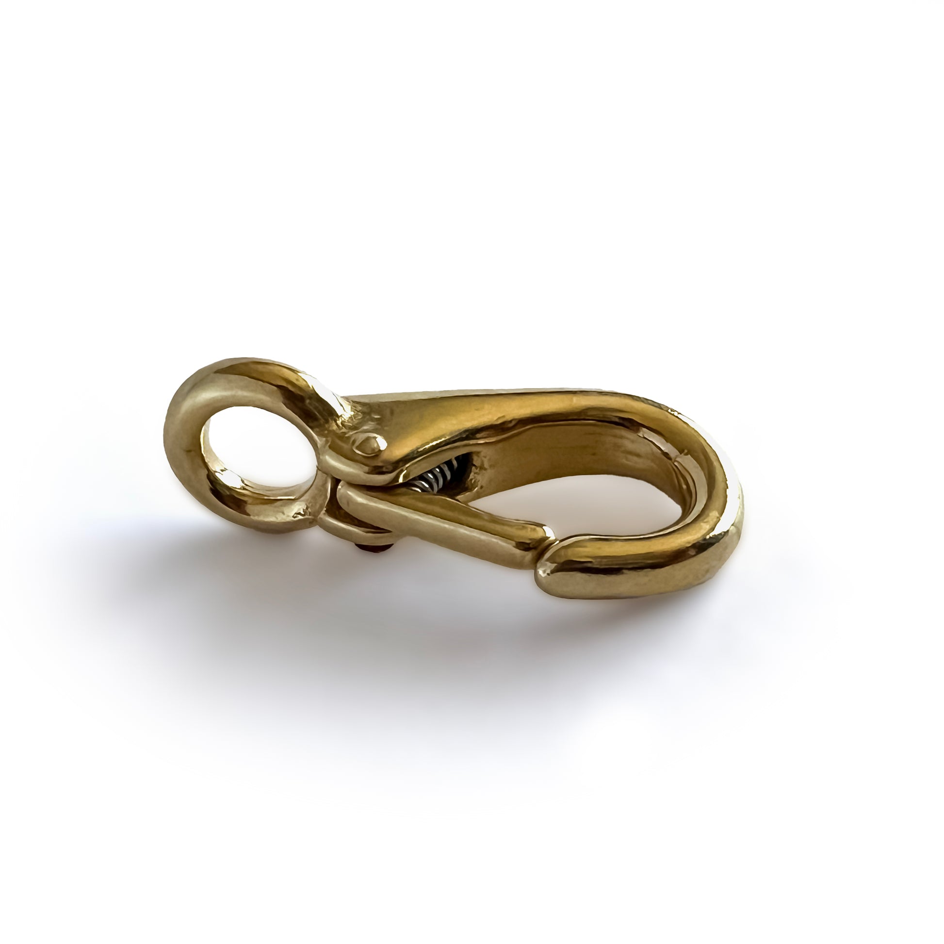 Brass soccer  net attachment clip
