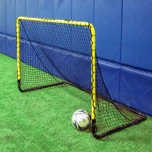 Model #IA46. 4' x 6' indoor interactive soccer goal.