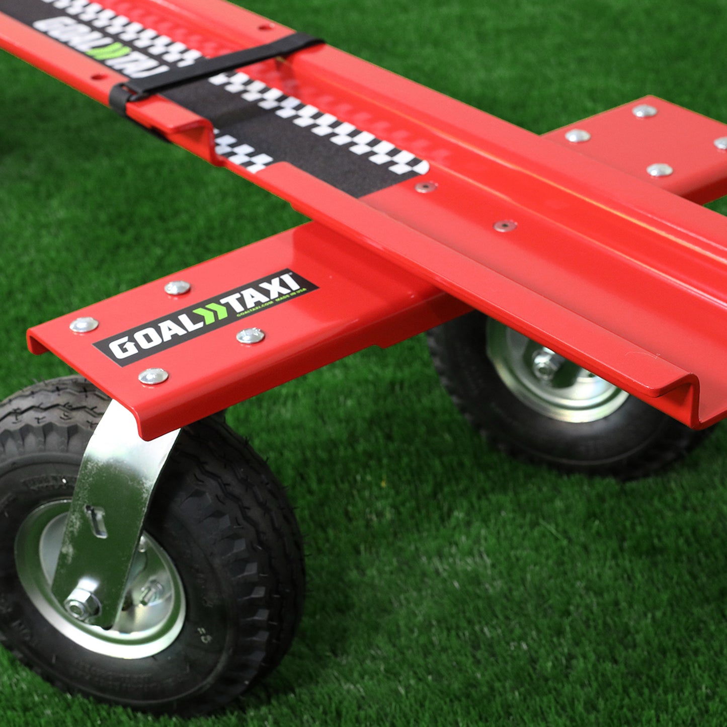 Goal taxi wheel kit for moving goals