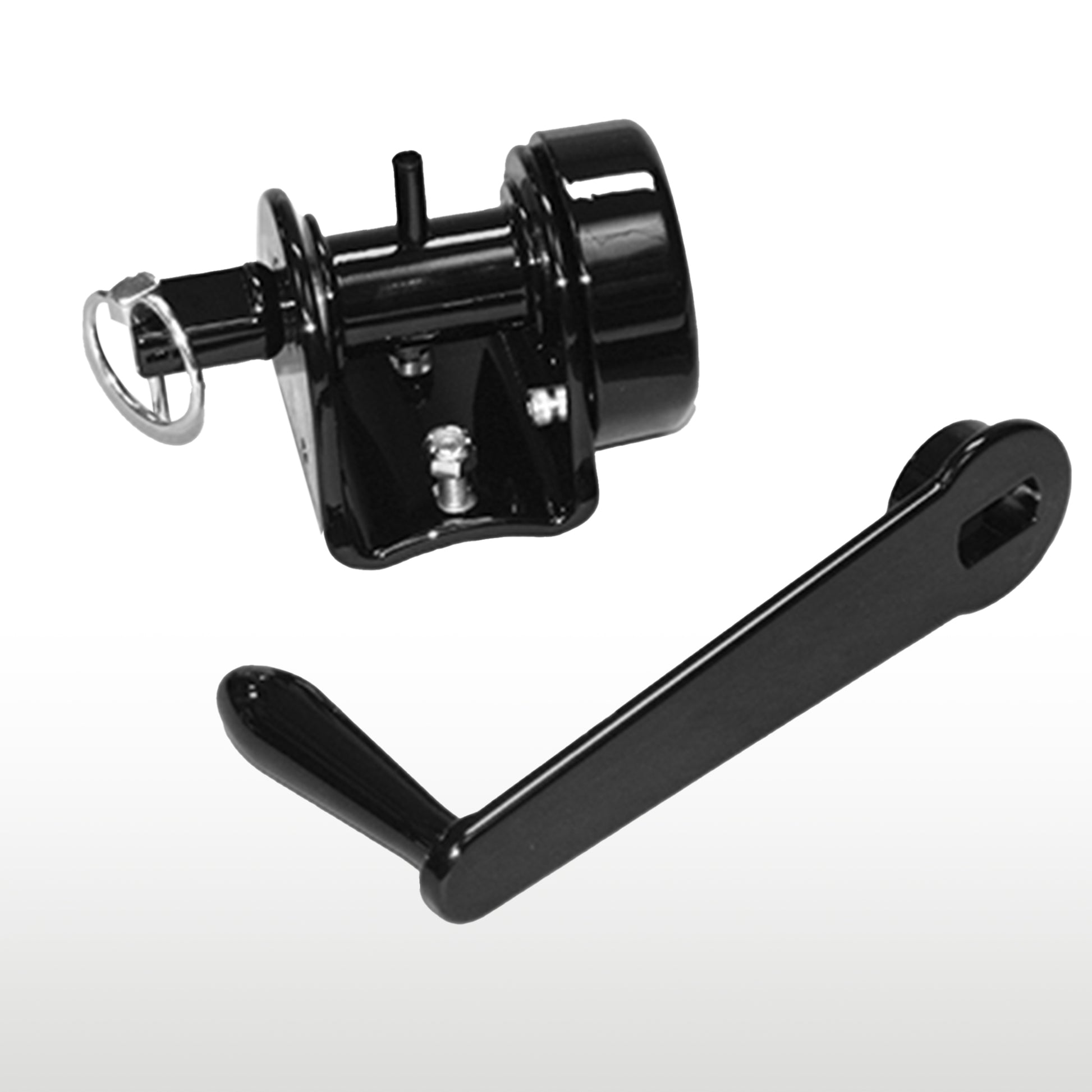 Deluxe pickleball system hand cranks