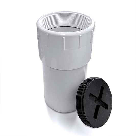 Plastic ground insert for duckbill anchors used to house duckbill ground anchors used on movable soccer goals and movable team sideline shelters.