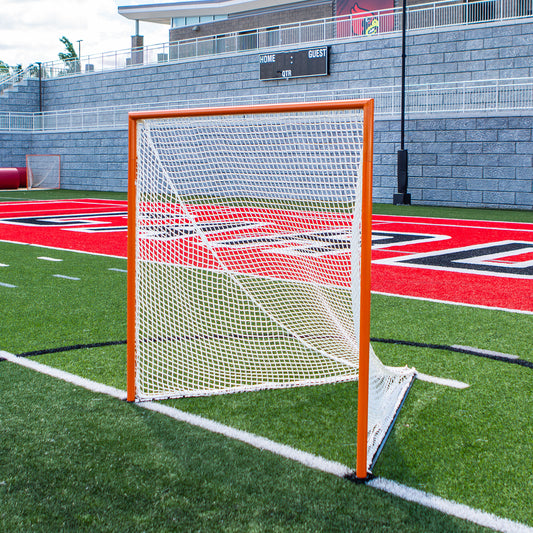 lxgkgo lacrosse goal on turf 6 x 6