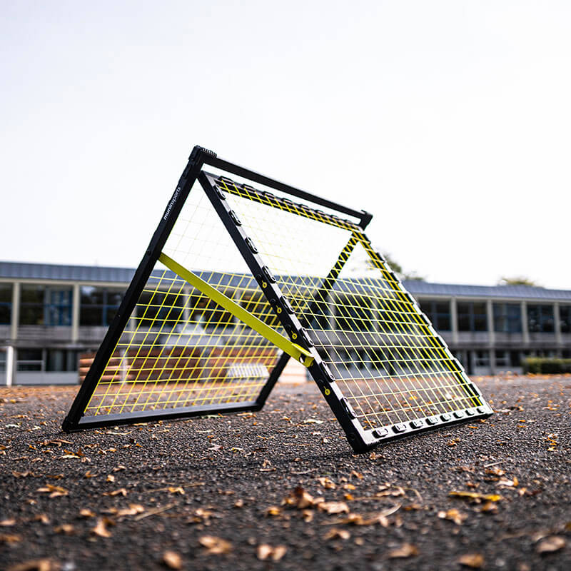 Model #MSTATIONP10. M Station portable soccer rebounder.
