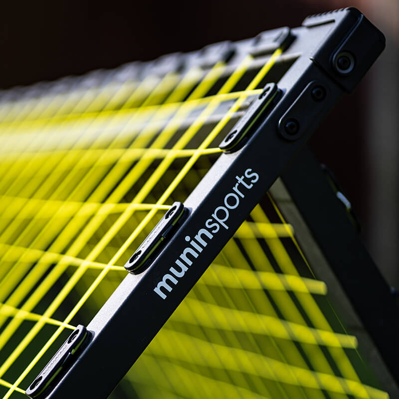 Model #MSTATIONP10. M Station portable soccer rebounder.