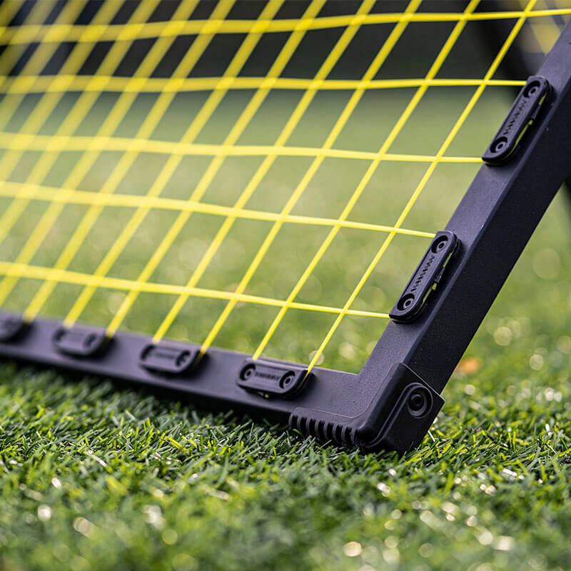 Model #MSTATIONP10. M Station portable soccer rebounder.