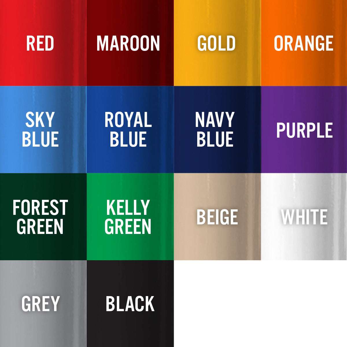 Budget Portable Aluminum Team Bench colors.