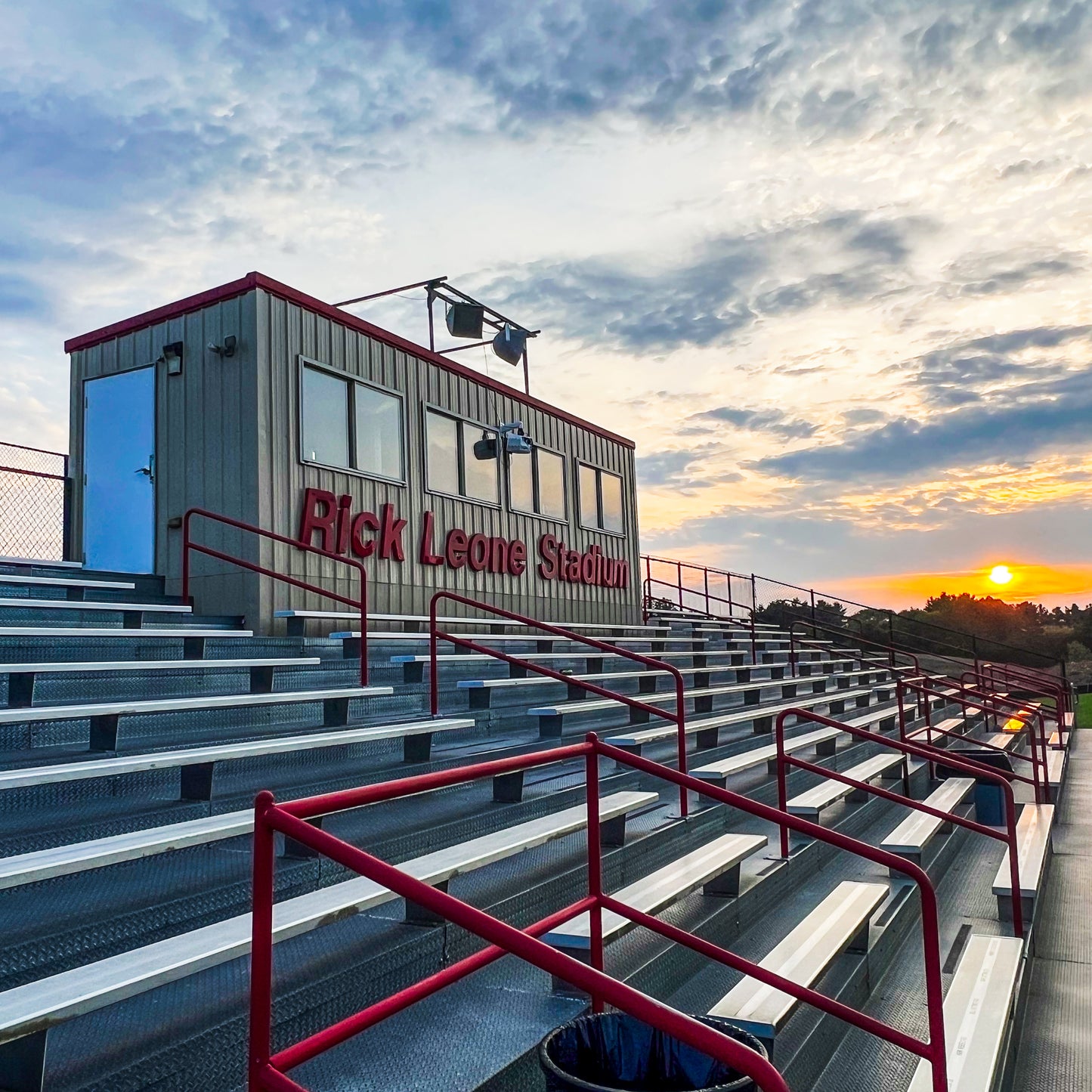 Press bos for football field at St. John's Northwestern Academies.