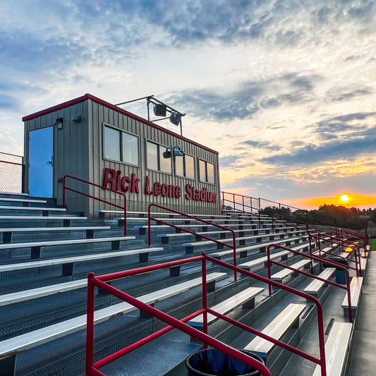 Press bos for football field at St. John's Northwestern Academies.