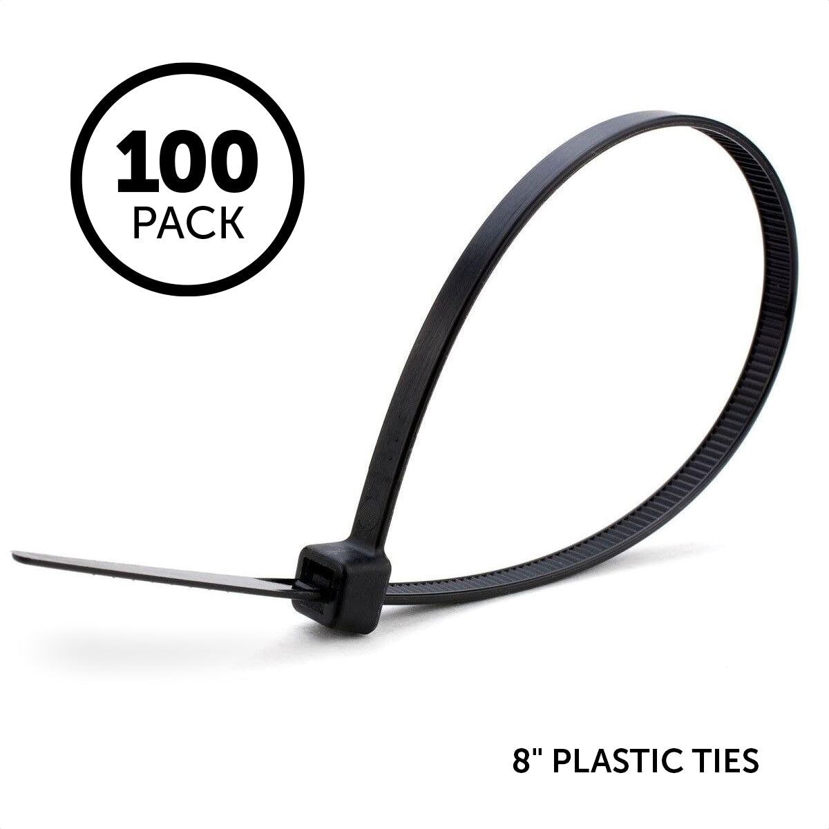 8 inch plastic ties