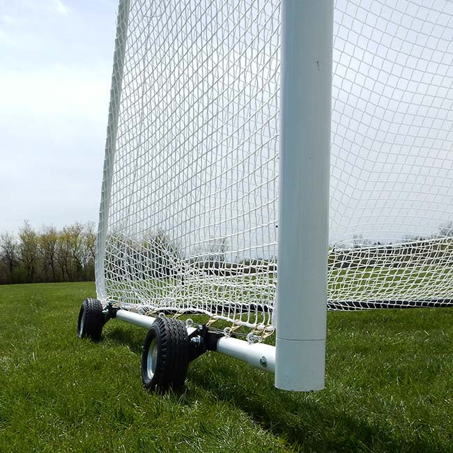 Model #PW4. Wheel kit on MAL goals shown with wheels raised.