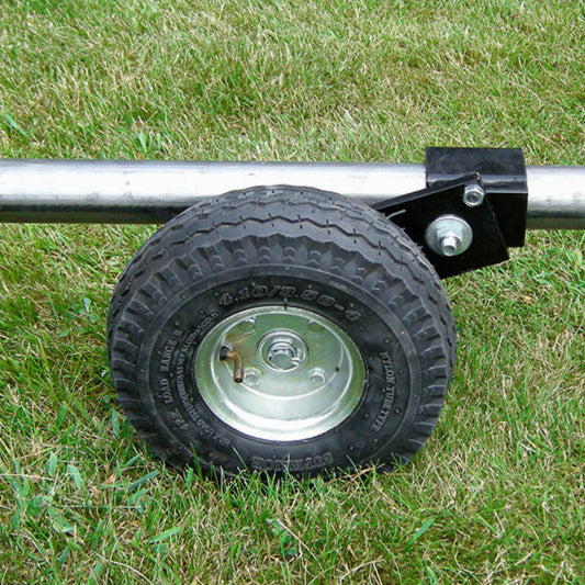 Model #PW4. Wheel kit to bolt on to soccer goal with 2" or 4" round base.