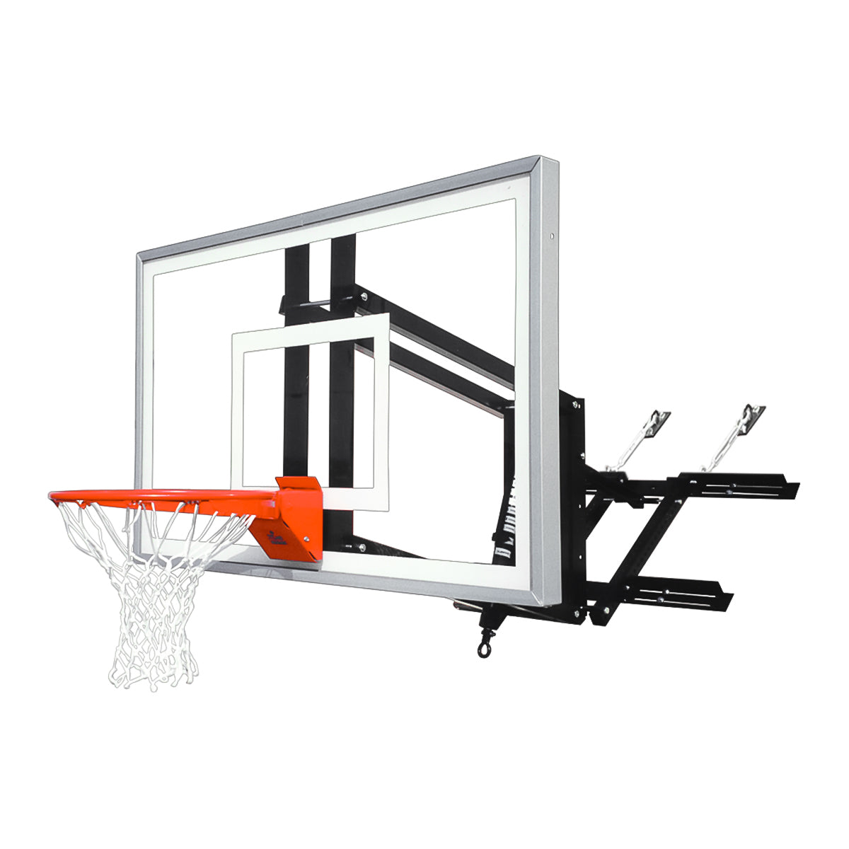 Roofmaster Nitro wall mount basketball hoop.