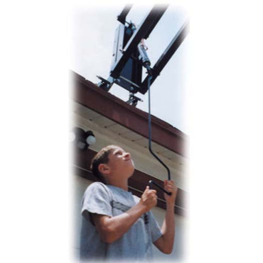 Roofmaster roof mount basketball hoop crank.