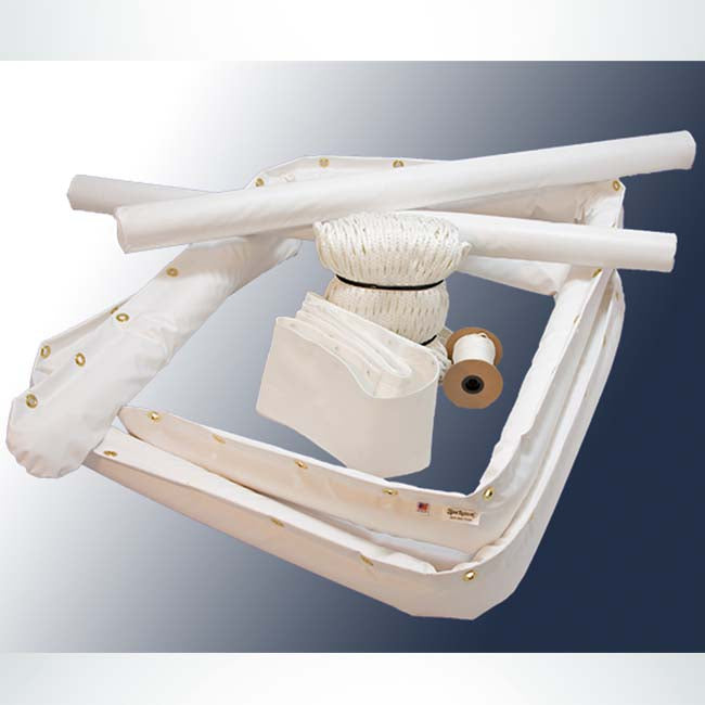 Model #RS. Net and pad package for hockey.