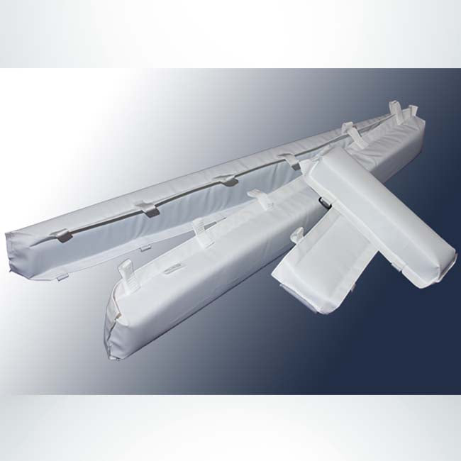 Model #RS. Top pads for hockey goals.