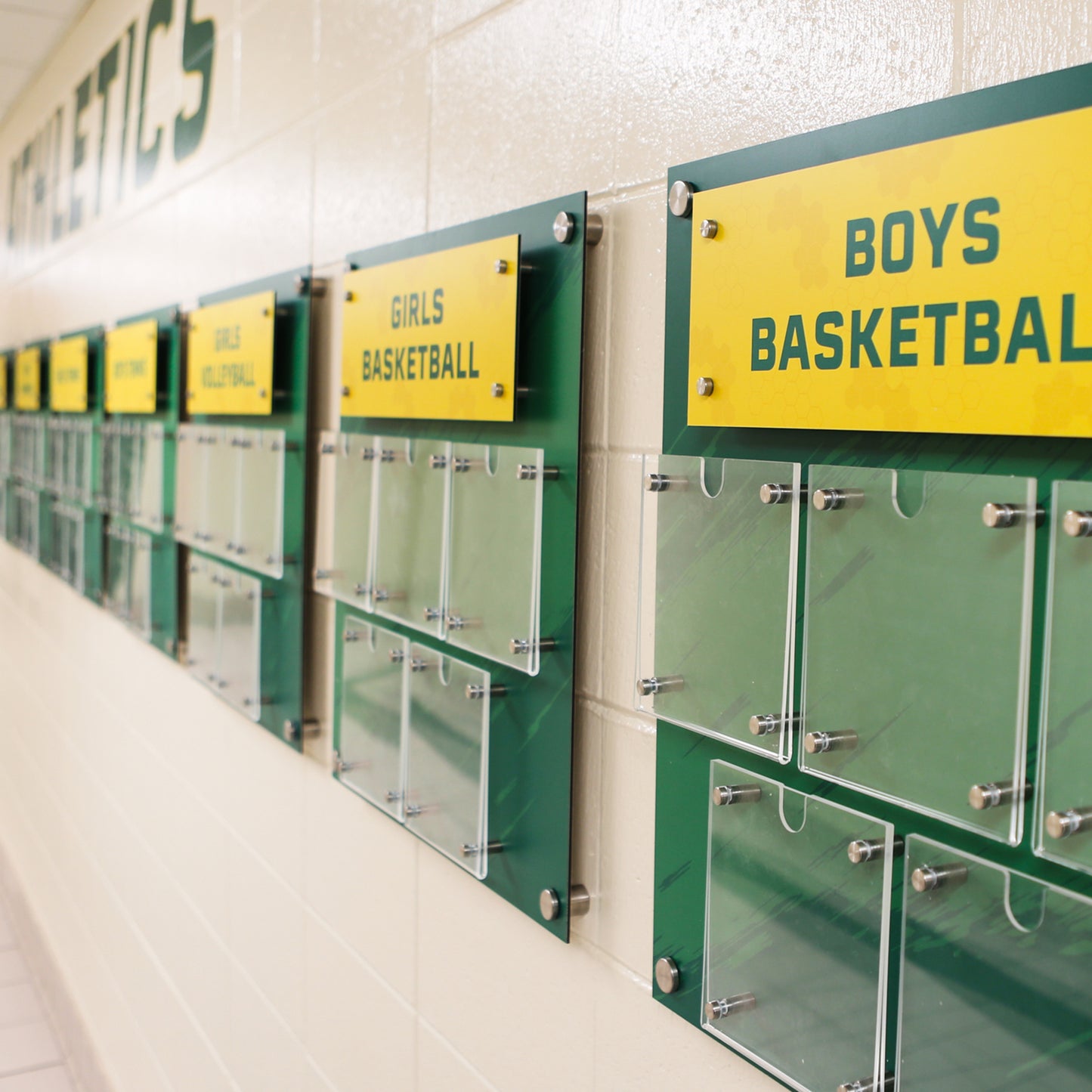 3d signage for athletics