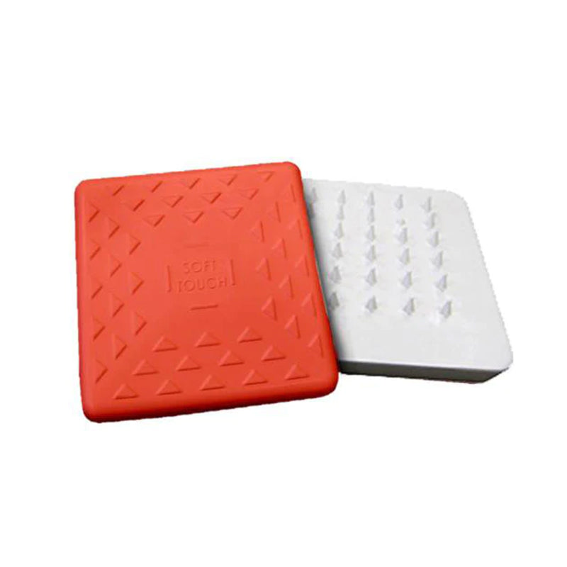 Model #STT15LWDBL. Soft Touch orange and white bases for turf. Lightweight.